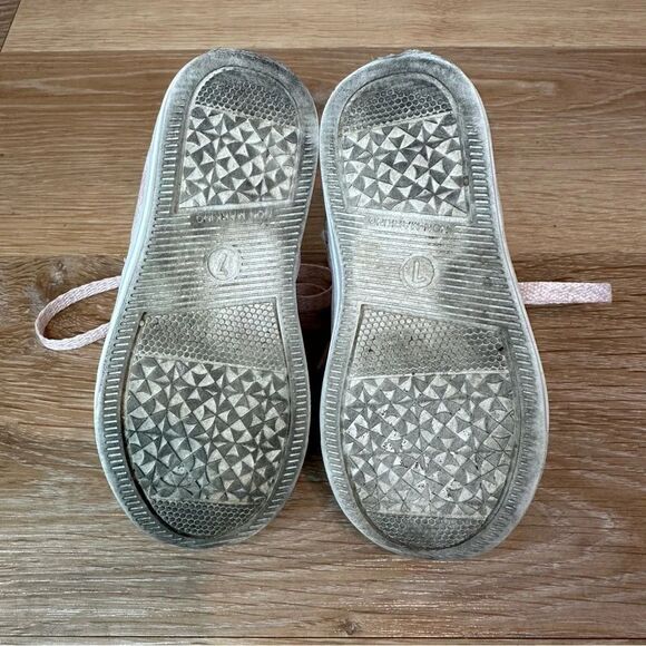 Disney Toddler Girls Size 7 Pink Minnie Mouse High-Top Sneakers - Picture 9 of 11